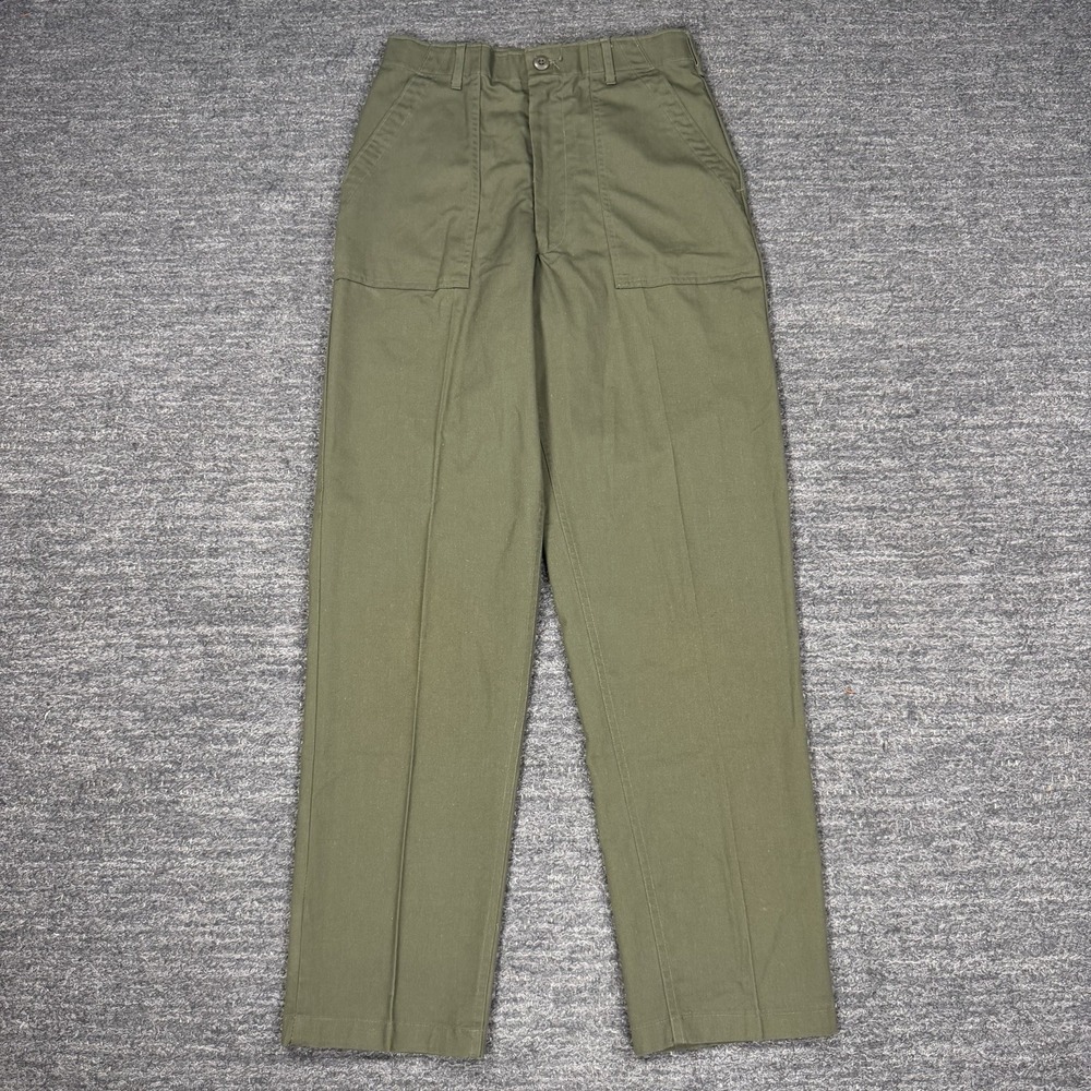 Vintage OG-507 Green Utility Trouser Pants 32x33 Green Military Army Baker 70s